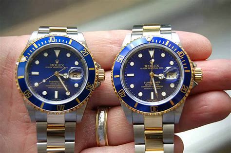 fake blue and gold rolex|are rolex watches real.